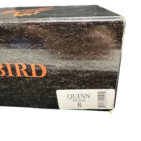 FREEBIRD Quinn Heeled Beige Leather Strap Sandals Women's Dust Bag & Box, Sz 8 - Picture 12 of 12